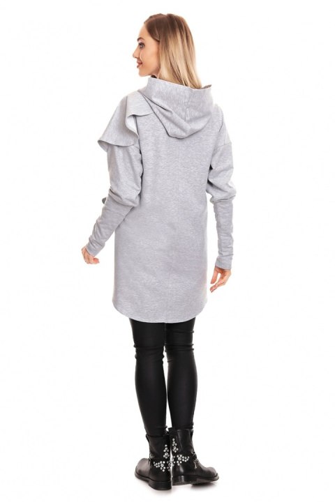 Bluza Ciążowa Model 0146 Grey - PeeKaBoo