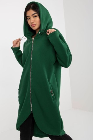 Bluza Damska Model RV-BL-4858-1.99P Dark Green - Rue Paris