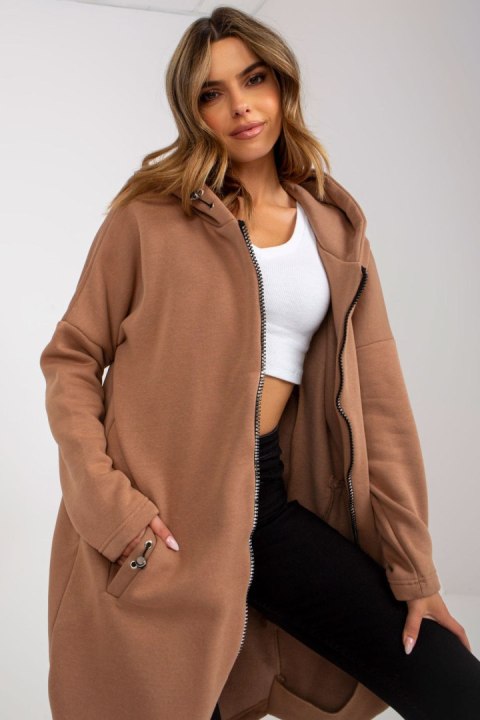 Bluza Damska Model RV-BL-4858-1.99P Light Brown - Rue Paris