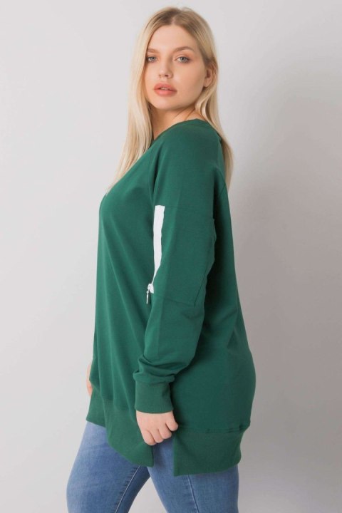 Bluza Damska Model RV-TU-7158.76P Dark Green - Relevance