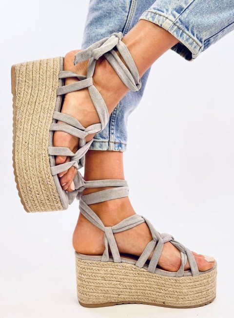 Espadryle na platformie MANON GREY