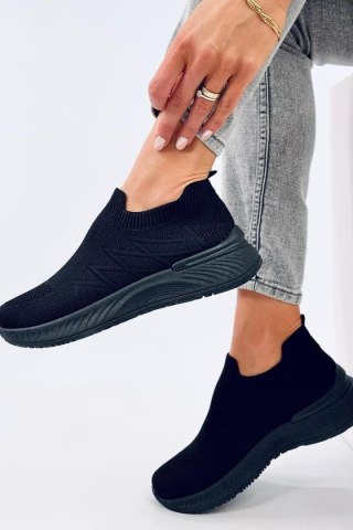 Buty sportowe skarpetkowe FOURNY ALLBLACK - Inello