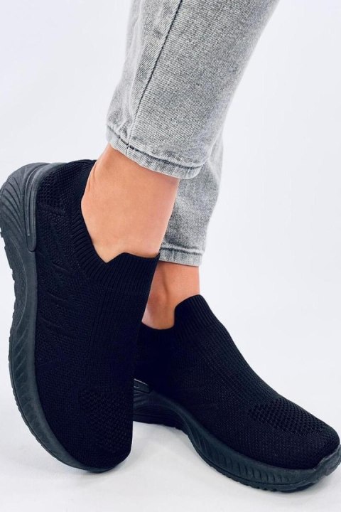 Buty sportowe skarpetkowe FOURNY ALLBLACK - Inello