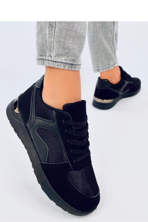 Sneakersy damskie leciutkie DOLEH BLACK - Inello