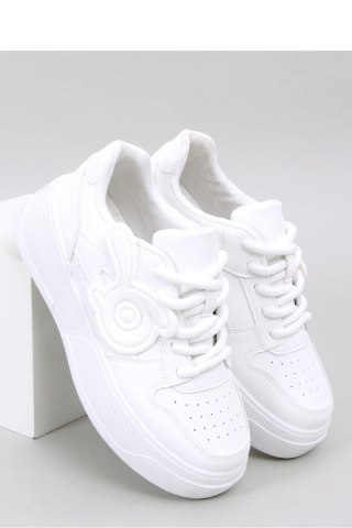 Sneakersy na platformie BROADY ALLWHITE - Inello