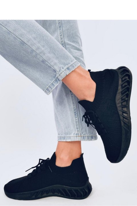 Buty sportowe skarpetkowe NEAM BLACK - Inello