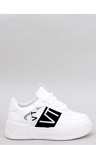 Sneakersy na platformie STERRY WHITE BLACK - Inello