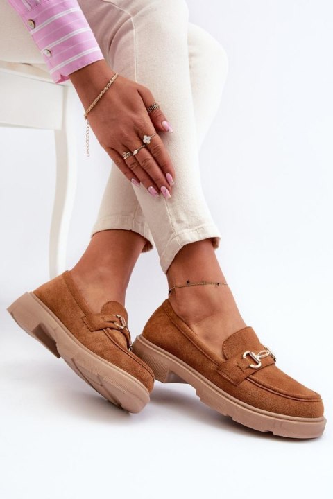 Mokasyny Model Lighas F003 Camel - Step in style