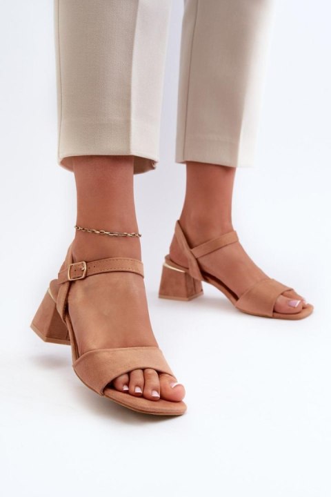 Sandały Model Leisha LT33-10 Camel - Step in style