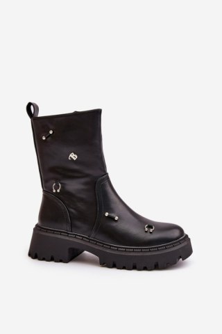 Botki Model Reritha QH7817 Black - Step in style