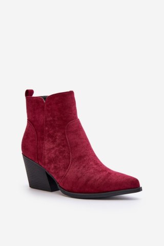 Botki Model Virtris RQ491 Bordo - Step in style