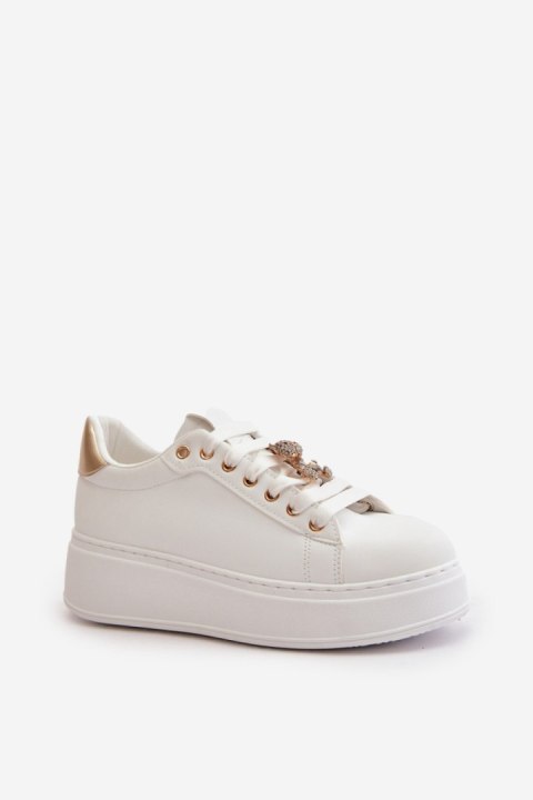 Buty Sportowe Model Vailina C3005 White/Gold - Step in style