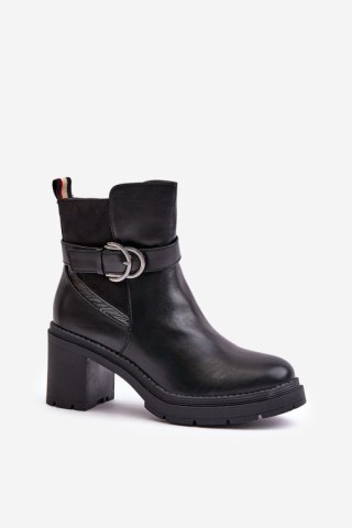 Botki Model Inabelle M767 Black - Step in style