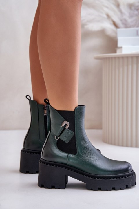 Botki Model Zazoo 60490 Dark Green - Step in style