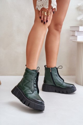 Botki Model Zazoo 60472 Dark Green - Step in style