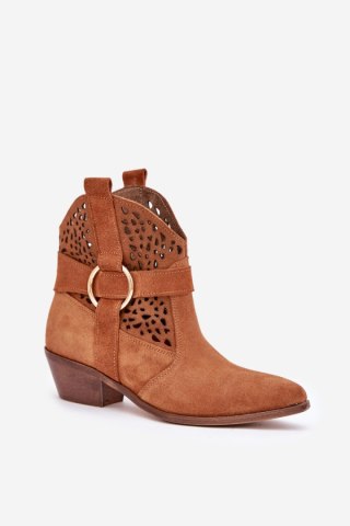 Botki Model Zazoo 2994/086 Camel - Step in style