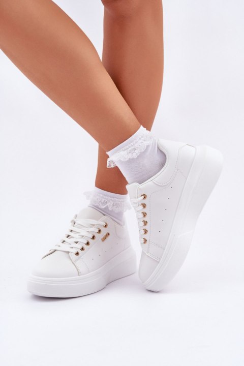 Buty Sportowe Model Lelandine TL601-9 White - Step in style