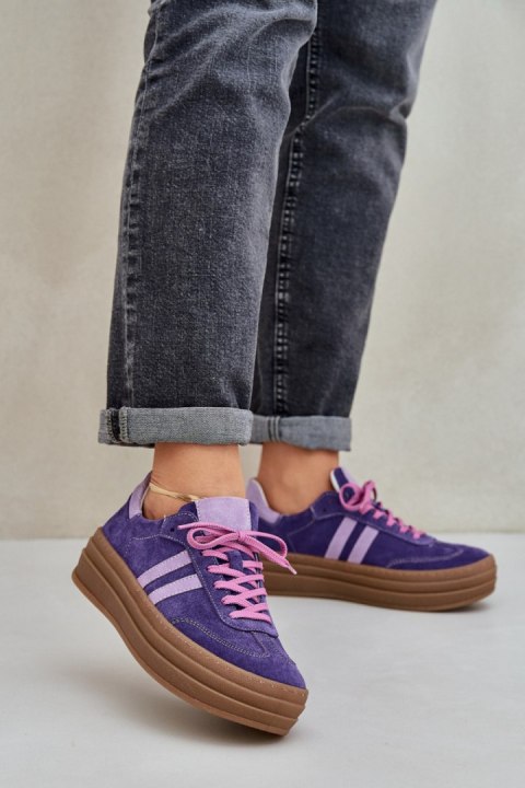 Buty Sportowe Model Zazoo N1068S4 Dark Violet - Step in style