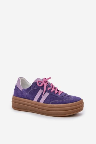 Buty Sportowe Model Zazoo N1068S4 Dark Violet - Step in style