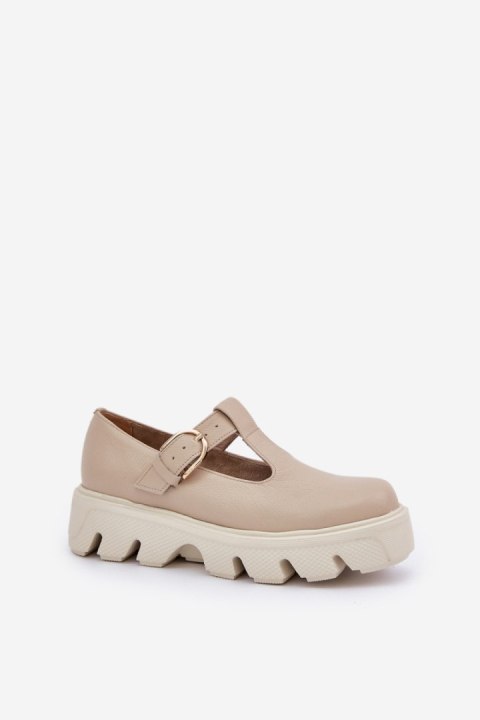 Półbuty Model Zazoo 20183 Beige - Step in style