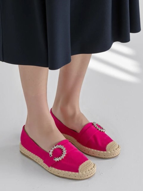 Damskie Espadryle LUNARA FUCHSIA - Stylowe Buty na Lato