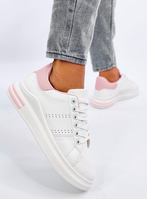 Sneakersy na koturnie MAES PINK