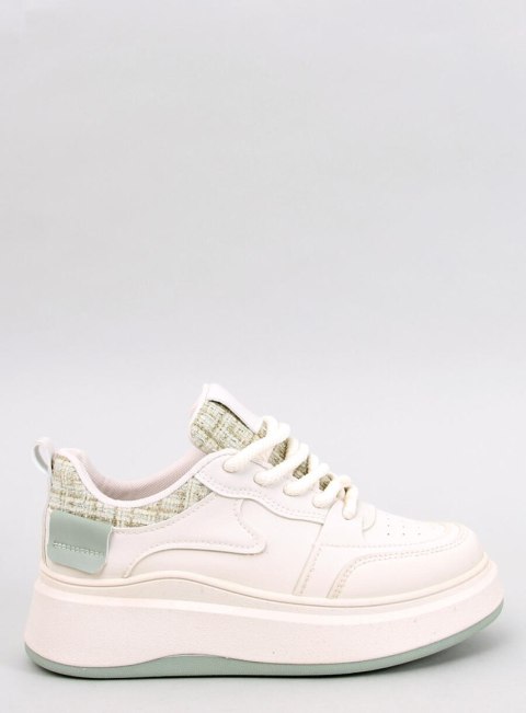 Sneakersy damskie pastelowe MOTIMES BEIGE GREEN